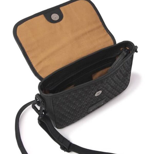 dR Amsterdam Tampa Braided Shoulderbag Black