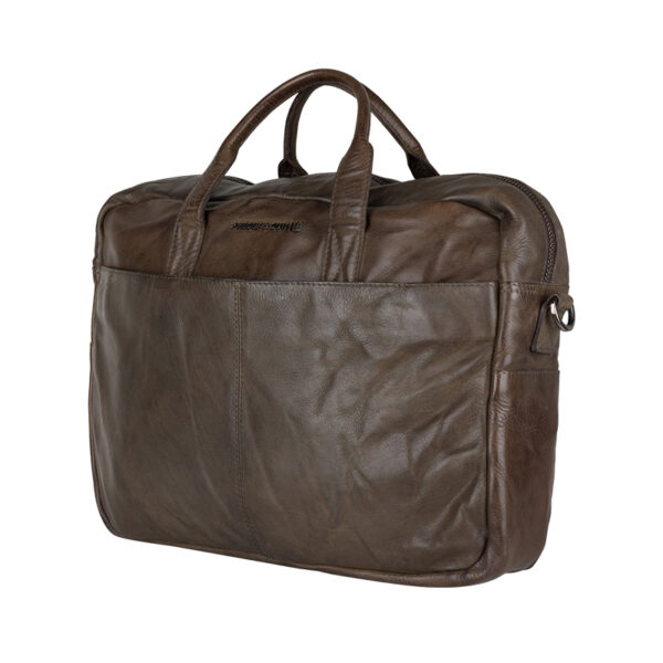 Presly & Sun laptoptas Chris Olive Green
