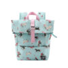 YLX Original Backpack Kids Bleached Aqua Horses