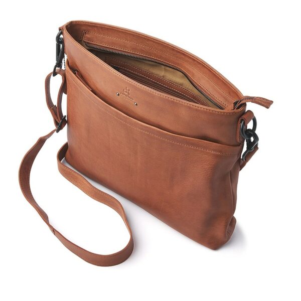 dR Amsterdam Tampa Handbag Camel