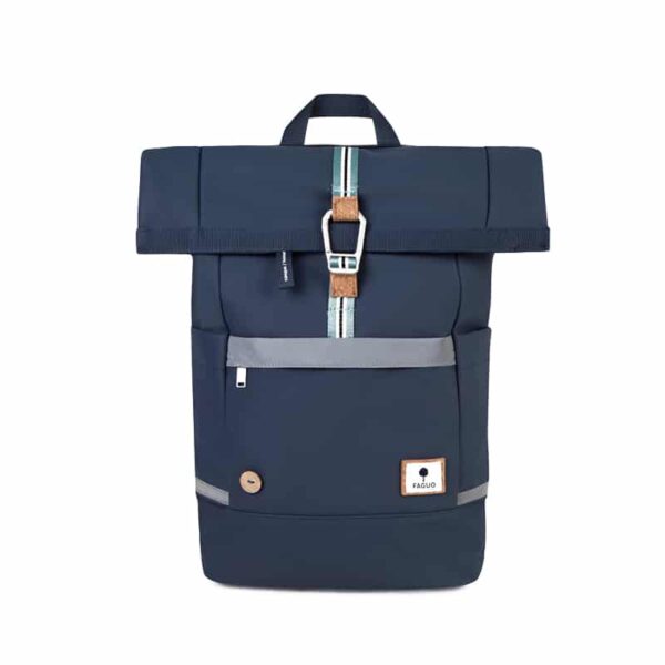 Faguo Recycled Polyester Backpack Blue