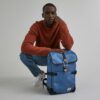 Faguo Recycled Polyester Backpack Navy