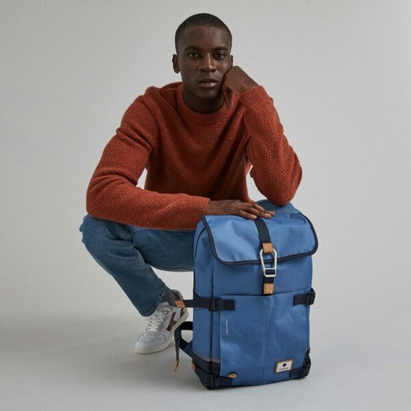 Faguo Recycled Polyester Backpack Navy