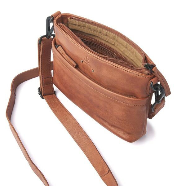 dR Amsterdam Tampa Handbag Camel