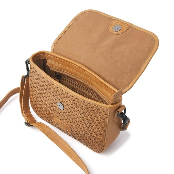 dR Amsterdam Tampa Handbag Camel