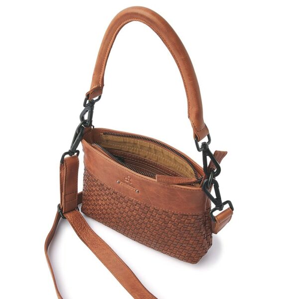 dR Amsterdam Tampa Handbag Camel