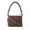 dR Amsterdam Tampa Braided Handbag Brown