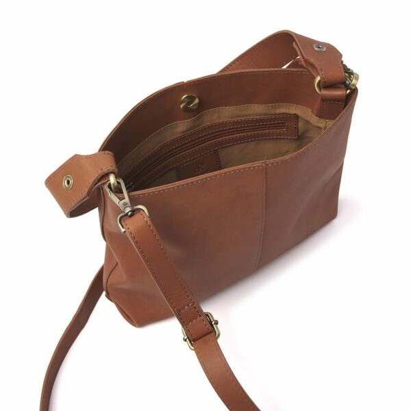 dR Amsterdam Tampa Handbag Camel