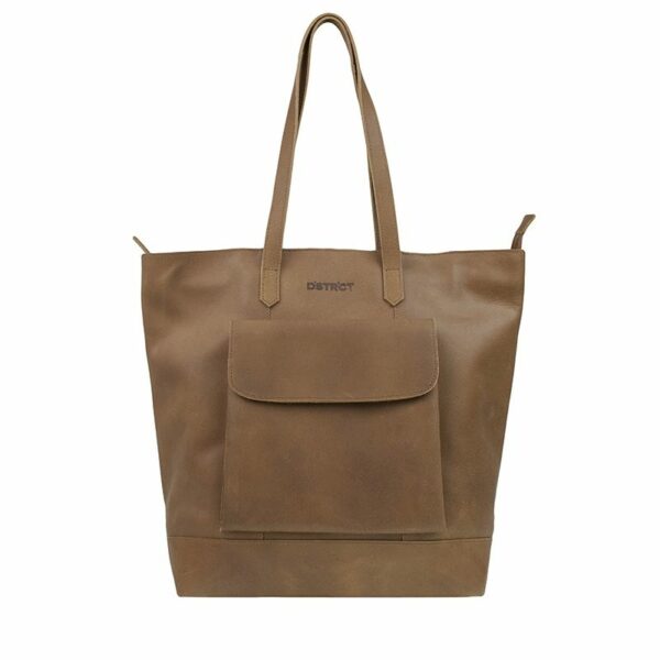 DSTRCT Riverside Shopper Front Pocket Brown