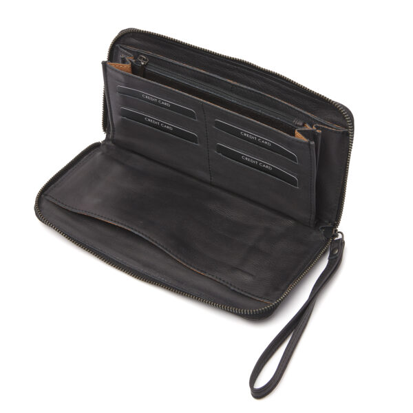 dR Amsterdam Clutch Black