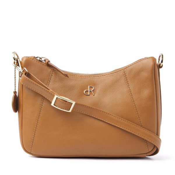 dR Amsterdam Faggio Schoudertas Camel
