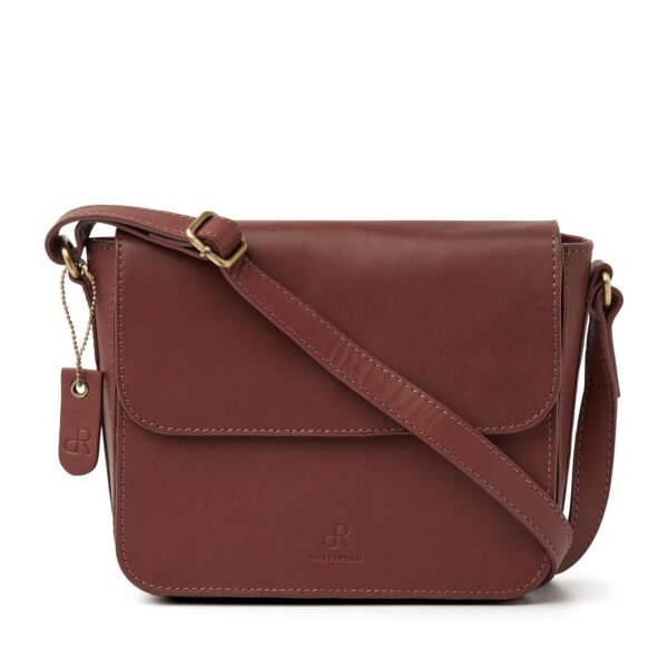 dR Amsterdam Laurel Schoudertas Maroon