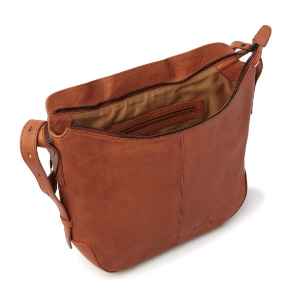 dR Amsterdam Tampa Schoudertas Camel
