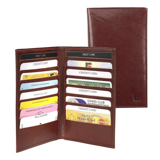 2673 dR Amsterdam Creditcard-etui Chestnut