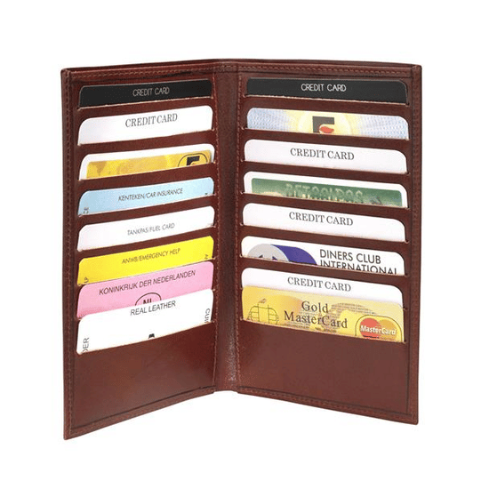 2673 dR Amsterdam Creditcard-etui Chestnut