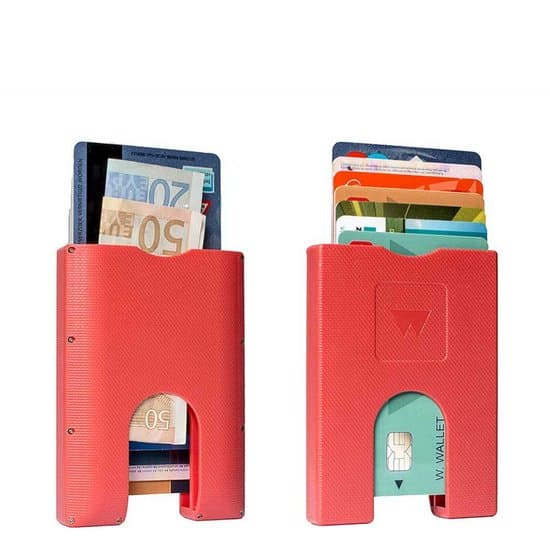 WW005 Walter Wallet Kunststof Jet red