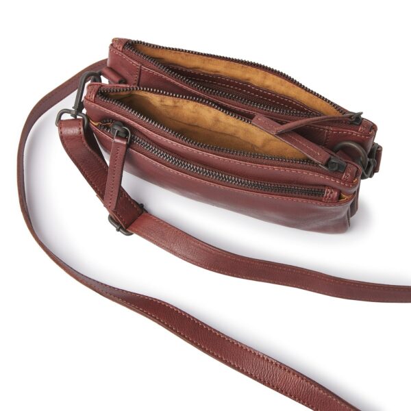 dR Amsterdam Schoudertas Bruin
