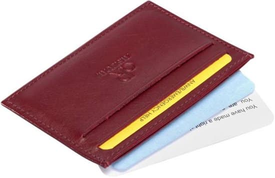 15619 dR Amsterdam Creditcard-étui Red