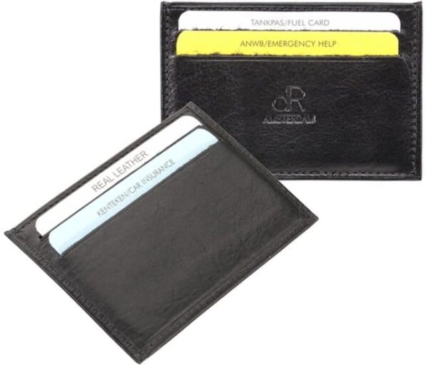 15619 dR Amsterdam Creditcard-étui Black