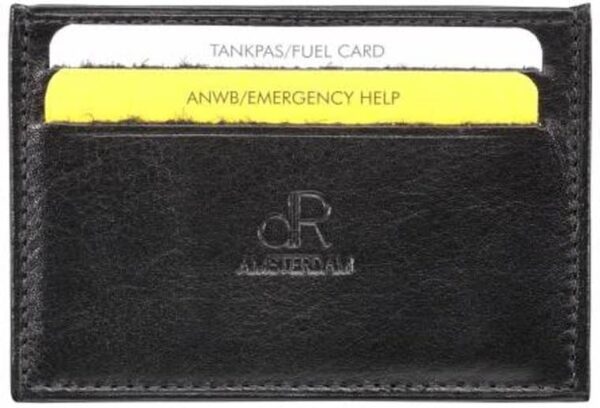 15619 dR Amsterdam Creditcard-étui Black