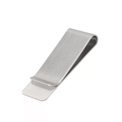 Aluminium Geldclip Zilver (Sterk & Strak) voor briefjes en pasjes