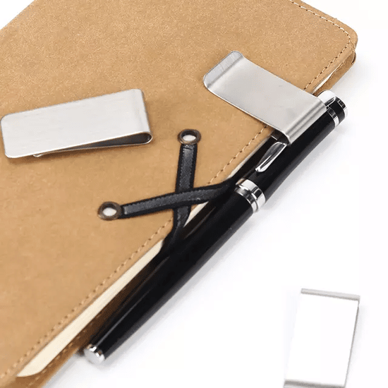 Aluminium Geldclip Zilver (Sterk & Strak) voor briefjes en pasjes