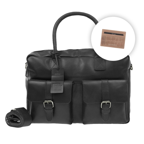 Burkely Vintage Finn Laptoptas Black