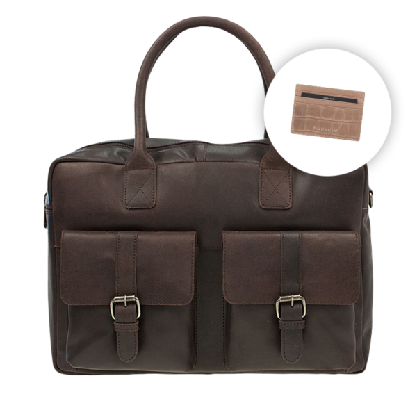 Burkely Vintage Finn Laptoptas Dark Brown