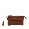 DSTRCT Flora Fountain Clutch Schoudertas Croco Taupe