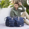 Faguo Sac Weekend Syn Woven Kaki