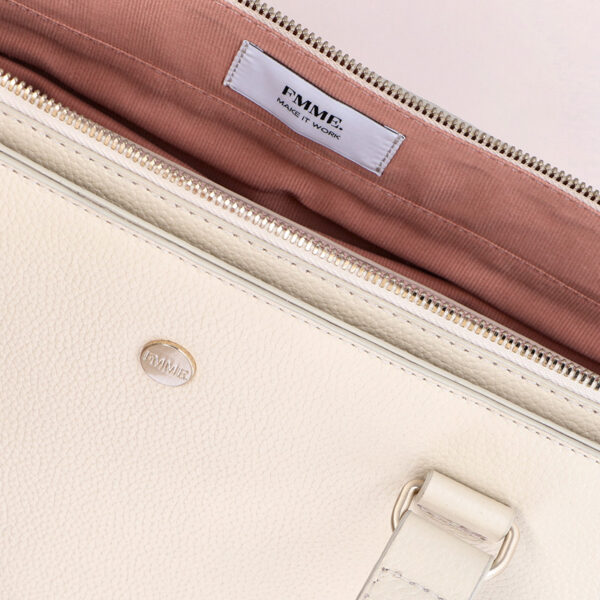 FMME Caithy Business Bag 15.6" Cream