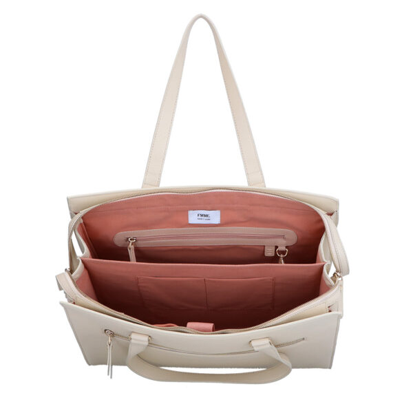 FMME Simone Business Bag 15.6" Cream