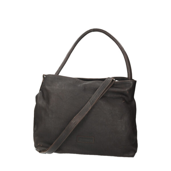 Fred de La Bretoniere Crossbody Grain Leather Olive