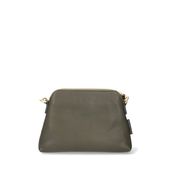 Fred de La Bretoniere Crossbody Grain Leather Olive