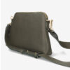 Fred de La Bretoniere Crossbody Grain Leather Olive