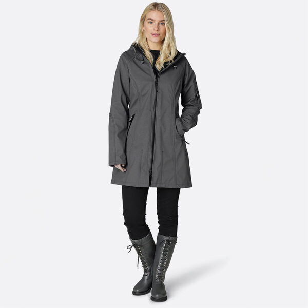 Ilse Jacobsen Raincoat RAIN37 Dark Shadow
