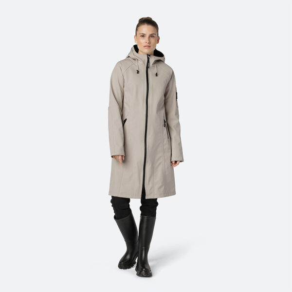 Ilse Jacobsen Raincoat RAIN37L Chateau Gray