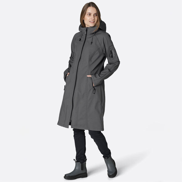 Ilse Jacobsen Raincoat RAIN37L Dark Shadow