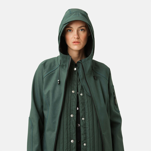Ilse Jacobsen Raincoat RAIN37L Beetle Green