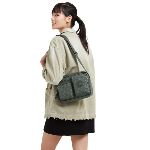 Kipling Classics Albena M Signature Green Emb