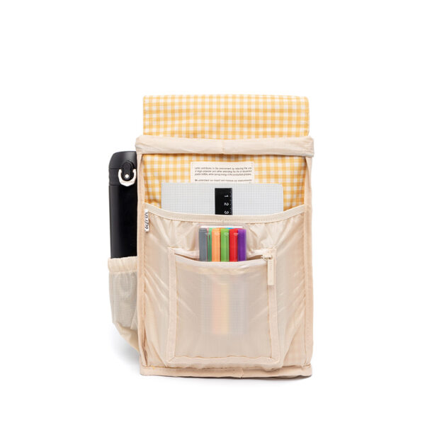 Lefrik Scout Mini Printed Vichy Mustard