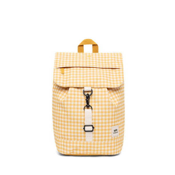 Lefrik Scout Mini Printed Vichy Mustard