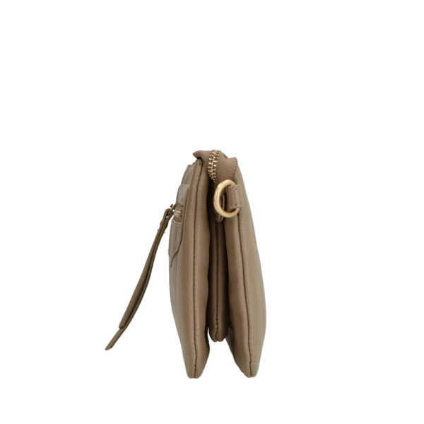 LouLou Essentiels 34CROSSBODY Royal Nappa Taupe