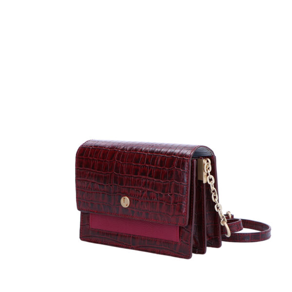 LouLou Essentiels 31CROSSBODY Classy Croc Berry