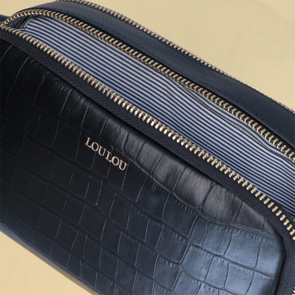 LouLou Essentiels 23POUCH Classy Croc Black