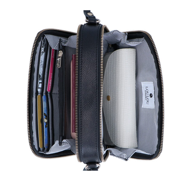 LouLou Essentiels 23POUCH Classy Croc Black