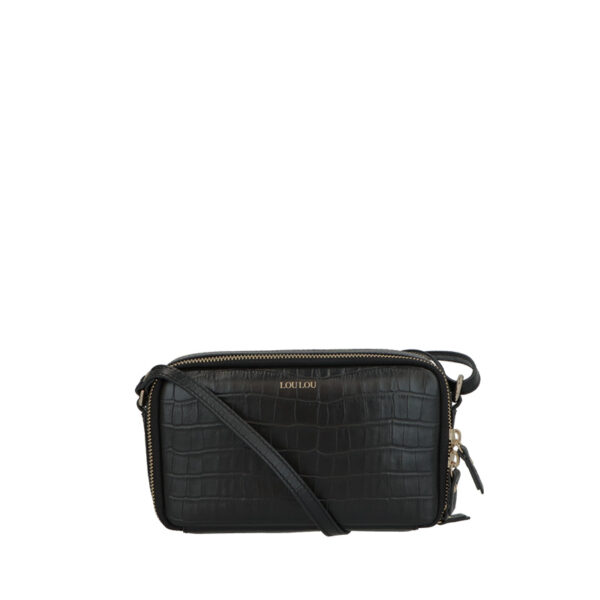 LouLou Essentiels 23POUCH Classy Croc Black
