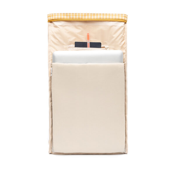 Lefrik Roll Mini 13" Printed Vichy Mustard