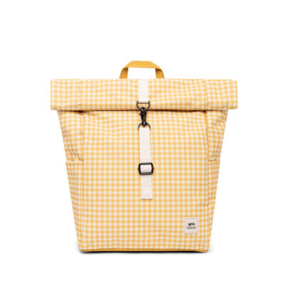 Lefrik Roll Mini 13" Printed Vichy Mustard