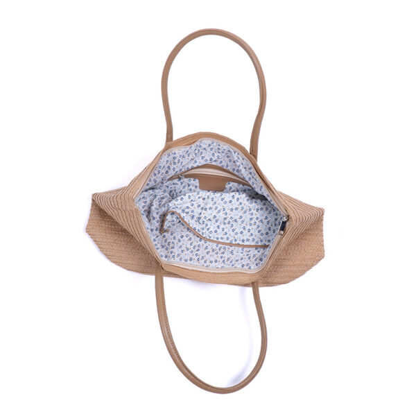Monnq Straw Bag Magha Natural